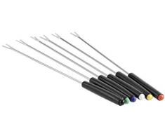 Fackelmann - 48491 - Gabeln für Fondue (6 Stück, 27 cm), Edelstahl