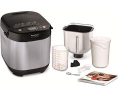 Moulinex Brot/Flower Delight Brotbackautomat mit Funktion Joghurt Metall/schwarz 1 kg 720 W