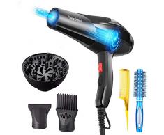 PluieSoleil Ionen Haartrockner mit Diffusor, Profi Fön mit Ionen Technologie, Profi Salon Haartrockner Föhn 3000W für Familie und Haarsalon
