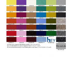 Filz-Untersetzer mohnrot 12cm rund 5mm Hey-Sign