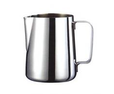 Demarkt Milchkännchen Milk Pitcher Edelstahl Milch Schalen für Milchaufschäumer Craft Kaffee Latte Milch Aufschäumen Krug Latte Art (150ml)