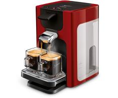Philips Senseo Quadrante HD7865/80 Kaffeepadmaschine (XL-Wassertank) rot