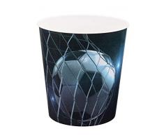 Idena 10488 Papierkorb aus PP, Fussball