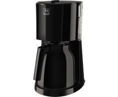 Melitta Enjoy Therm 1017-06, Filterkaffeemaschine mit Thermkanne, AromaSelector, Schwarz Filter-Kaffeemaschine, Kunststoff, 1.1 liters