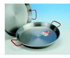 Paella Pfanne Stahl poliert 115cm Durchmesser, Original aus Spanien!