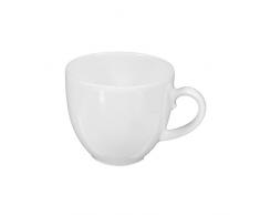 Obere zur Moccatasse 0,09 l 6 Stück Rondo weiss uni 7 von Seltmann Weiden
