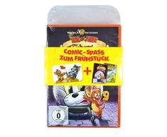 Tom und Jerry - Comic-Spaß 2 DVDs Der Film Der Zauberring + Frühstücksbrett OVP