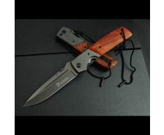 NedFoss Knife Außen Klappmesser DA52, Outdoor Klappmesser Survival Messer Einhandmesser, Scharfes Edelstahl Klinge Überlebensmesser, Gut Einhandmesser Gürtelmesser Campingmesser (DA52)