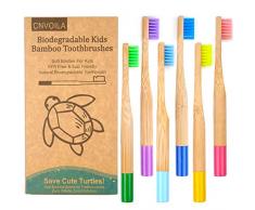Bambus zahnbürsten kinder - 6 Stück