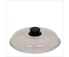 Riess 0694-112 Spezialpfannen Glasdeckel flach für Panama/Cortina, Durchmesser 20 cm, weiß
