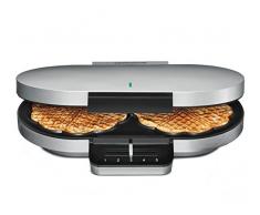 ROMMELSBACHER WA 1200 Waffeleisen Family (doppelt, Herzwaffeln, Xylan Plus Antihaftbeschichtung, stufenlose Temperaturregelung, wärmeisoliertes Gehäuse) silber
