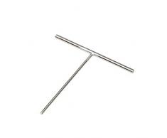 BESTonZON Crepes-Teigverteiler Crêpe Spreader Edelstahl Crêpe Pancake Maker Profi Teig Spreader Werkzeug für Bäckerei Küche 19 X 18,5 cm