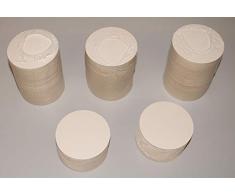 25 Stück Bierdeckel Rohlinge blanko unbedruckt rund Ø 107 mm Material aus original Bierdeckelpappe