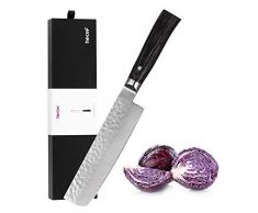hecef Küchen koch Messer, Gemüse Kochen Nakiri Messer 7 Zoll