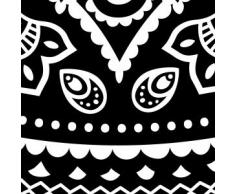 Navaris Teeflasche aus Glas mit Sieb - 500ml Tee Flasche Teekanne to go - Trinkflasche Indische Sonne - doppelwandig aus Borosilikatglas mit Hülle in Grau