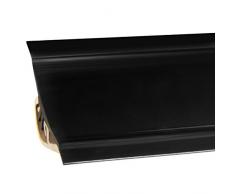 HOLZBRINK Küchenabschlussleiste Schwarz Küchenleiste PVC Wandabschlussleiste Arbeitsplatten 23x23 mm 150 cm