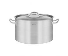 Royal Catering Edelstahltopf Induktion Kochtopf RCST-14E3-S (14 L, Bodendicke 3,8 mm, Edelstahl)