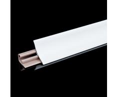 KÜCHENABSCHLUSSLEISTE 1,5m 23mm WEIß Winkelleiste Tischplattenleisten Küchen Arbeitsplatten PVC Leiste