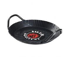 Turk 65924 Servierpfanne mit zwei Griffen sind angeschweißt für den Profi, Durchmesser 24 cm