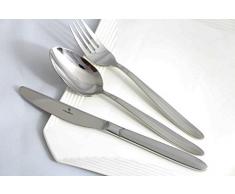 Besteckgarnitur Edelstahl 12 Personen Besteck Besteckset 72 tlg Koffer Satiniert