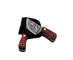 Kayard Mini-Chefmesser, Mini-Taschenmesser, Schlüsselanhänger, Mini-Metzgermesser, Halskette, Messer, Anhänger, EDC-Werkzeug