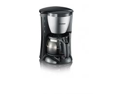 SEVERIN KA 4805 Kaffeemaschine (Für gemahlenen Filterkaffee, 4 Tassen, Inkl. Glaskanne) edelstahl/schwarz