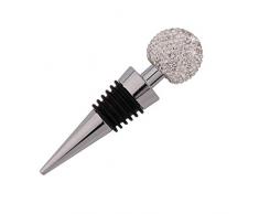 KKmoon Weinflaschenverschluss Kristall Wein Stopfen Bling Strass Weinstopper Flaschenverschluss für die Weinsammlung Rotwein Champagner Bier Saver Sealer Weiß