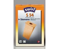 Swirl S 54 Spezialpapier Staubsaugerbeutel für Siemens und Bosch Staubsauger, Classic, 10 Stück