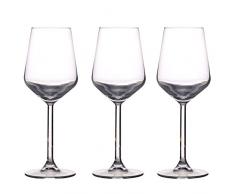 Annastore 3-TLG. Set hochwertige Weingläser Allegra 290 ml - Weissweingläser Rotweingläser