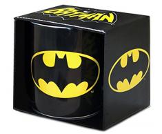 DC Comics - Superheld - GC - Batman - Logo - XXL Porzellan Tasse - Kaffeebecher - schwarz - Lizenziertes Originaldesign - Logoshirt