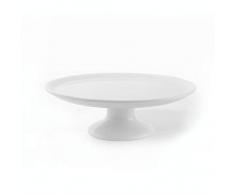 Holst Porzellan TP 032 Tortenplatte 32 cm auf Fuß, weiß, 32.5 x 32.5 x 10.5 cm