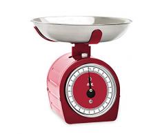 ADE KM1900-2 Küchenwaage analog KM 1900-2 Shirley (mechanische Waage für Küche und Haushalt, Metallgehäuse), 5 kilograms, Rot