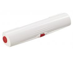 Leifheit Folienschneider Perfect Cut im mobilen Design, Schneidabroller für 33 cm Rollenbreite, Frischhaltefolie Abroller mit geschliffener Schneide, ComfortLine-Serie