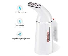 Dampfglätter XIANGHUi 700W Dampf Reisebügler Minibekleidungs Dampfbügeleisen mit 150 ml Wassertank Reisebügeleisen Schnell Aufheizendes Tragbares Dampfbügelgerät