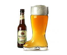 Bierstiefel Glass, Taditoneller Bierglas Bierkrug Mit Wunschname Personalisiert Für Freund Vatertaggeschenke Für Papa Oktoberfest