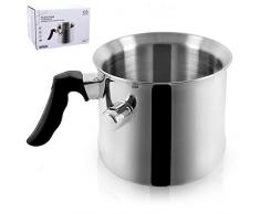 ORION GROUP Milchtopf Edelstahl ohne Deckel Edelstahl Milch Kochen mit einer Pfeife 2,5 L Gas Induktion induktionsgeeignet