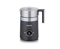 SEVERIN SM 3585 Induktions-Milchaufschäumer Spuma 500 (ca. 500 W, ca. 500 ml, 360°-LED Leuchtring, Schokoladenfunktion, spülmaschinengeeigneter Milchbehälter)