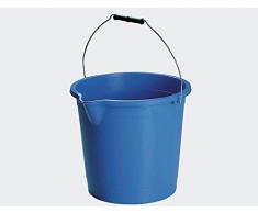 HEIDRUN Eimer mit Ausguss, Putzeimer, 10 l, Ø 25 cm, farblich sortiert, 1 Stück