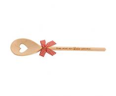 Spruchreif PREMIUM QUALITÄT 100% EMOTIONAL · Kochlöffel aus Holz mit Herz und Gravur · Geschenk für die Mutter · Vater · Geburtstag · Hochzeit · Hobbykoch (Hier Wird mit Liebe gekocht)