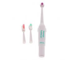 KESOTO Elektrische Zahnbürste mit Zwei Aufsteckbürsten für Hund Katze Welpe - Grün