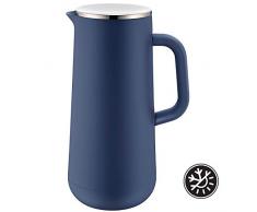 WMF Isolierkanne Thermoskanne Impulse prussian, 1,0 l, für Kaffee oder Tee Drehverschluss hält Getränke 24h kalt und warm, blau