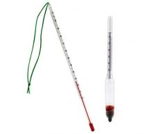 Lantelme Lakeprüfer und Einkochthermometer im Set Salz Lakeprober Thermometer zum einkochen einmachen Pökeln 4093