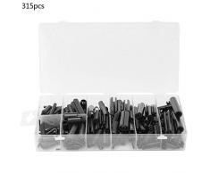 Nudelhölzer, 315-tlg. Federstahl-Sortiment mit Schlitz, Passstifte, Satz fester Elemente mit Aufbewahrungsbox für mechanische Industrieanwendungen in Kraftfahrzeugmotoren