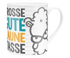 Sheepworld 45395 XL-Tasse mit Spruch Große Gute Laune Tasse, Porzellan, in Geschenk-Verpackung, 60 cl