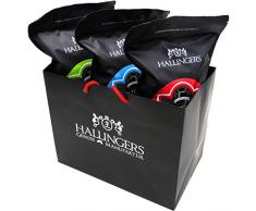 Hallingers 3er Premium Kaffee-Set, schonend geröstet (1.500g) - Esspresso (One, Three, Five), 3x 500g (Aromabeutel) - zu Weihnachten