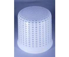 5 x Käseform 8x8cm - 0.3kg – Käseformen | Korb | Käseherstellung | Lab