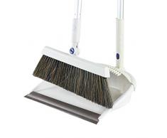 DSWSH Besen Kehrschaufel Anzug Kombination, Haushalt Falten Faul Sweep for Home Küche Zimmer Büro Lobby-Etage