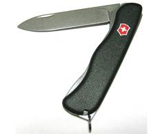 Victorinox Taschenmesser Sentinel (4 Funktionen, Grosse Feststellklinge, Leicht) schwarz