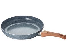 Bratmaxx Optik 28cm grau Keramik-Pfanne, Aluminium, Granit-Design, 28 cm