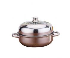 CUJUX Der Deckel Wird in einem Köstliches Non Stick Pan gemacht, und der Einzelschicht-Glasdeckel Koch Stuffy Tajinen verwendet.